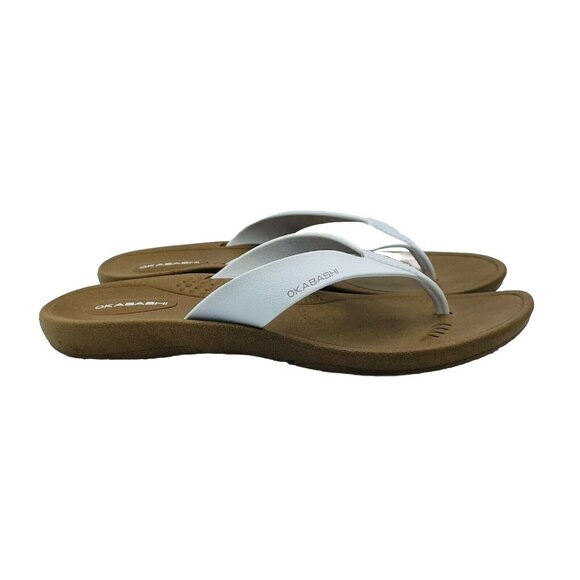 Okabashi Sandals Womens Size S (5-6) Breeze Supportive Comfort Thong Flip Flops - Picture 1 of 11